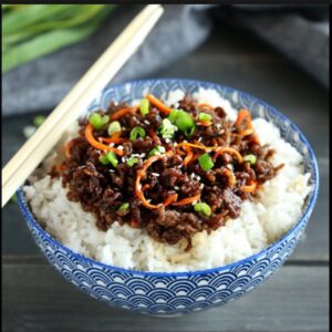 Korean Beef and Rice